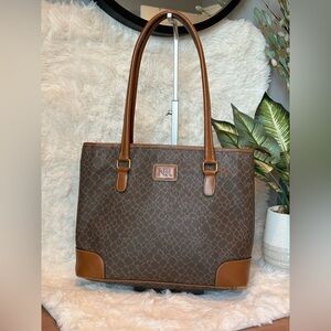 Vintage Nina Ricci Monogram Shoulder Bag